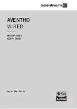 Beyerdynamic AVENTHO WIRED Quick Start Manual preview