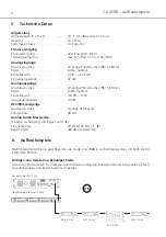 Preview for 6 page of Beyerdynamic CA 4588 Operating Instructions Manual