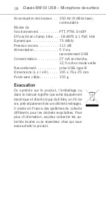 Preview for 18 page of Beyerdynamic CLASSIS BM 53 USB Product Information