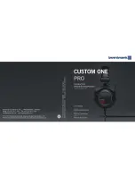 Preview for 1 page of Beyerdynamic CUSTOM ONE PRO User Manual