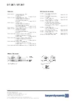 Preview for 2 page of Beyerdynamic DT 287 Specifications