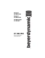 Preview for 1 page of Beyerdynamic DT 990 PRO Product Information