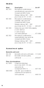 Preview for 18 page of Beyerdynamic MC 910 Product Information