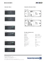 Предварительный просмотр 2 страницы Beyerdynamic MCS-D 3673 Quick Manual