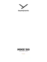 Предварительный просмотр 1 страницы Beyerdynamic MMX 150 Manual