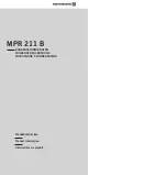 Preview for 1 page of Beyerdynamic MPR 211 B Product Information