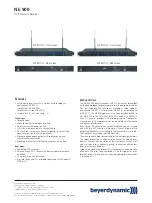 Preview for 1 page of Beyerdynamic NE 900 Features And Specifications