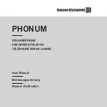 Beyerdynamic PHONUM User Manual preview