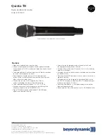 Beyerdynamic Quinta TH Manual предпросмотр