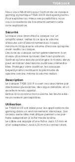 Preview for 6 page of Beyerdynamic TYGR 300 R Product Information