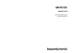 Preview for 1 page of Beyerdynamic UNITE CC Series Quick Start Manual