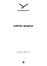 Предварительный просмотр 23 страницы Beyerdynamic USB WL Adapter Operating Instructions Manual