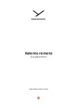 Preview for 5 page of Beyerdynamic XELENTO REMOTE Operating Instructions Manual