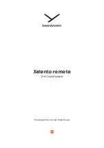 Preview for 91 page of Beyerdynamic XELENTO REMOTE Operating Instructions Manual