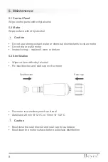 Предварительный просмотр 8 страницы BEYES Maxso E600B Instructions For Use Manual