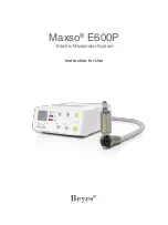 BEYES Maxso E600P Instructions For Use Manual preview