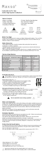 Preview for 1 page of BEYES Maxso X200 Instructions For Use