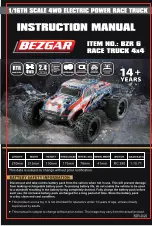 BEZGAR BZR 6 Instruction Manual предпросмотр