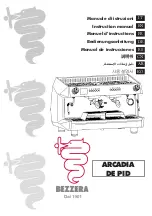 Bezzera ARCADIA DE PID Instruction Manual preview