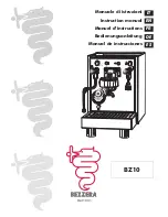 Bezzera BZ10 Instruction Manual preview