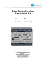 BFI Automation 5012 SD Original Operating Instructions preview