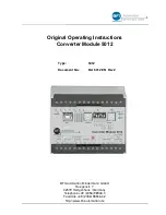 BFI Automation 5012 Original Operating Instructions preview