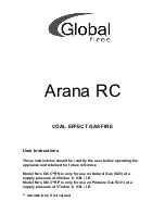 Preview for 1 page of BFM Europe Arana RC Instruction Manual