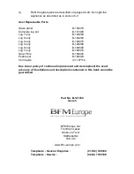 Preview for 50 page of BFM Europe Atina HE Installation, Maintenance & User Instructions