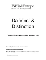 BFM Europe Da Vinci Installation, Maintenance & User Instructions предпросмотр