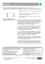 Preview for 1 page of BFM futureglass Ultimate Assembly Instructions