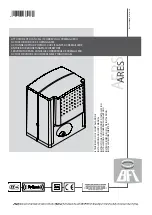 Предварительный просмотр 1 страницы BFT ARES Series Installation And User Manual