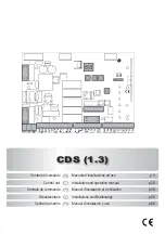 Preview for 1 page of BFT CDS 1.3 Installation And Operation Manual