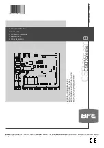 Preview for 1 page of BFT CSB Xtreme Installation And User Manual