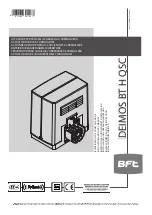 Preview for 1 page of BFT DEIMOS BT H QSC Installation And User Manual