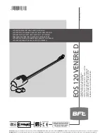 Preview for 1 page of BFT EOS 120 VENERED Installation And User Manual