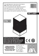 BFT FASTNET NET LAMP Installation And User Manual предпросмотр