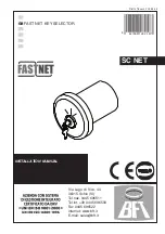 BFT FASTNET SC NET Installation Manual preview