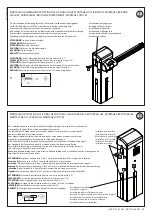 Preview for 10 page of BFT GIOTTO 30 BT Installation And User Manual