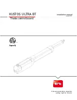 BFT KUSTOS ULTRA BT Installation Manual preview