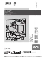 BFT LEO B CBB 3 120 F02 Installation Manual предпросмотр