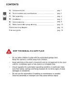 Preview for 2 page of BFT LIBRA Installation And Use Manual