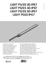 Preview for 1 page of BFT LIGHT PS/ES 30-IP67 Installation And User Manual