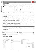 Предварительный просмотр 4 страницы BFT MAXIMA 30 Installation And User Manual