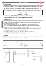 Предварительный просмотр 8 страницы BFT MAXIMA 30 Installation And User Manual