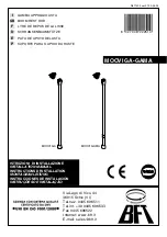 Предварительный просмотр 1 страницы BFT MOOVI GA Installation Manual