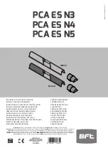 Preview for 1 page of BFT PCA ES N3 Installation And User Manual