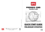 BFT PERSEO CBD Quick Start Manual preview