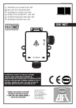 BFT SW NET Installation And User Manual предпросмотр