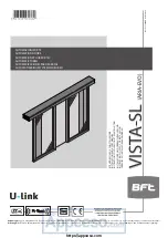 BFT VISTA-SL Series Installation And User Manual предпросмотр