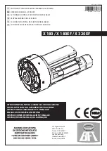 Предварительный просмотр 1 страницы BFT X 180 Installation And Ajustament Instructions